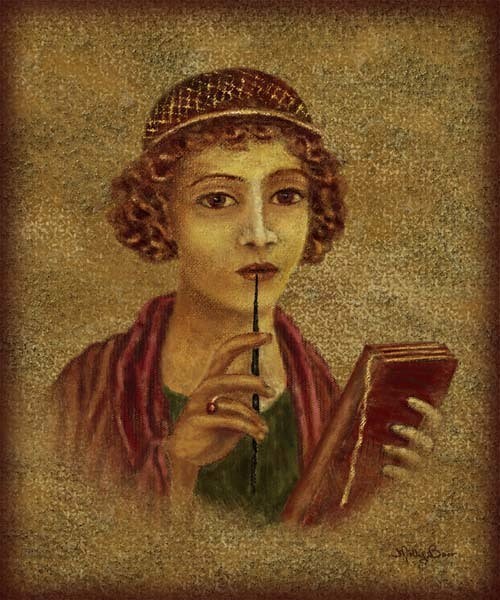 copy righted by irabotee.com,Sappho was an Archaic Greek poet from the island